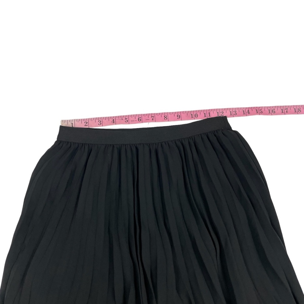 Dress The Population NWOT Pleated Maxi Skirt in Black Size Small - Picture 7 of 8